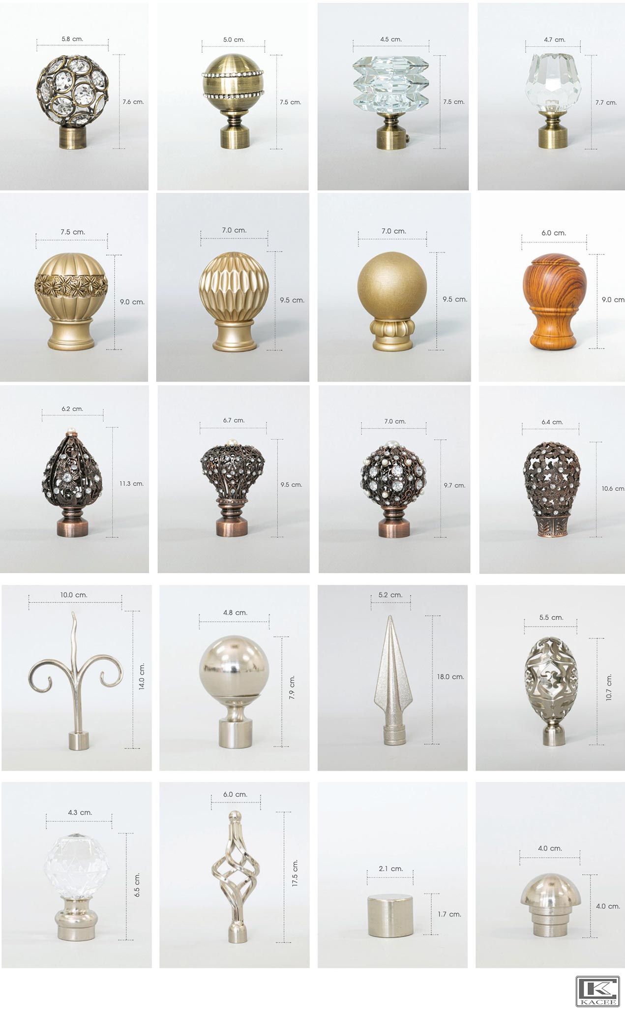 รูปแบบหัวรางม่าน